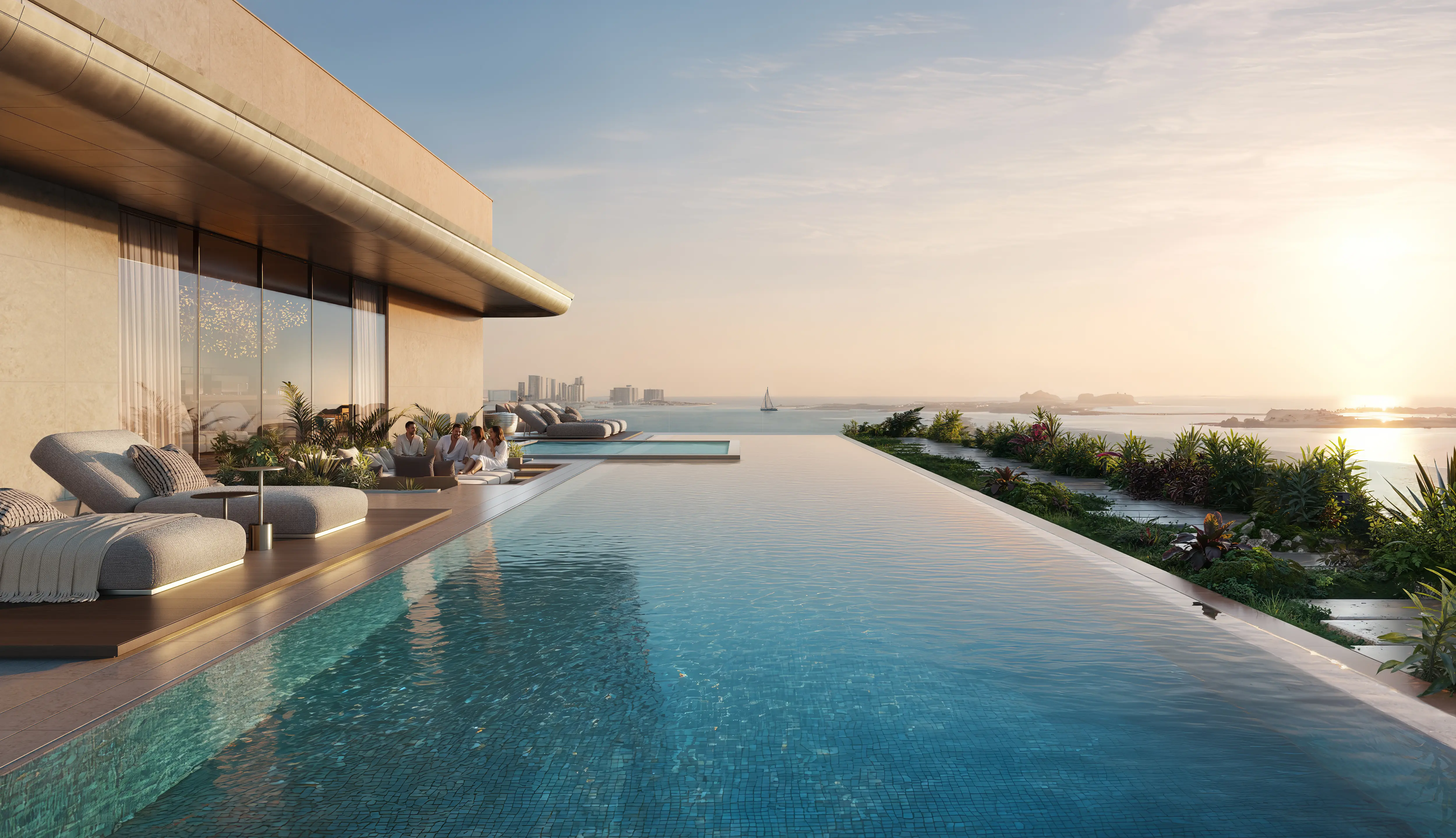 Ekskluzivan dvosoban stan na Dubaijskim ostrvima • 71,5 m² • Flu1d One • Tip 1BR_F_1